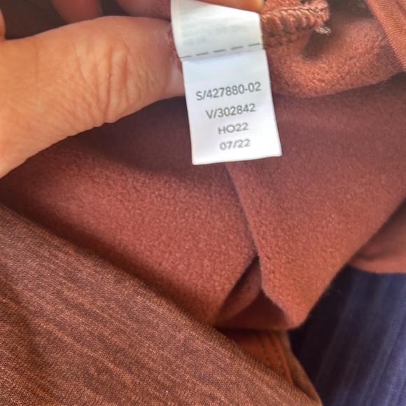 ATHLETA WOMEN’S ALTITUDE POLARTEC HALF ZIP SWEATSHIRT-Size M-Brown-HO2022 - Picture 9 of 9